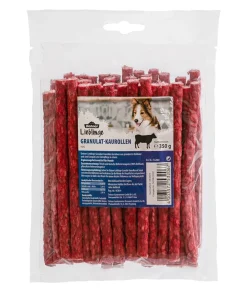 Dehner Lieblinge Hundeleckerlies > Hundesnack Granulat-Kaurollen, rot, 50 Stk.