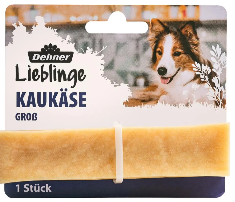 Dehner Lieblinge Hundeleckerlies - Hundesnack Kaukäse, L