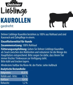 Dehner Lieblinge Hundesnack Kaurollen, gedreht, 10 Stk. Online