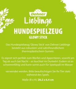 Dehner Lieblinge Hundespielzeug > Hundespielzeug Glowy Stick, ca. B20,2/H6,4 cm
