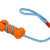Dehner Lieblinge Hundespielzeug > Hundespielzeug Knochen am Seil Spotty