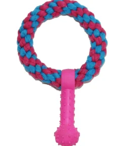 Dehner Lieblinge Hundespielzeug - Hundespielzeug Puppy Ring Pink