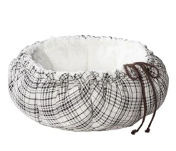 Dehner Lieblinge Hundebetten & Körbe|Katzenbetten & Katzenkissen > 2in1 Kuschelbett Hilma, rund, ca. Ø35/H20 cm