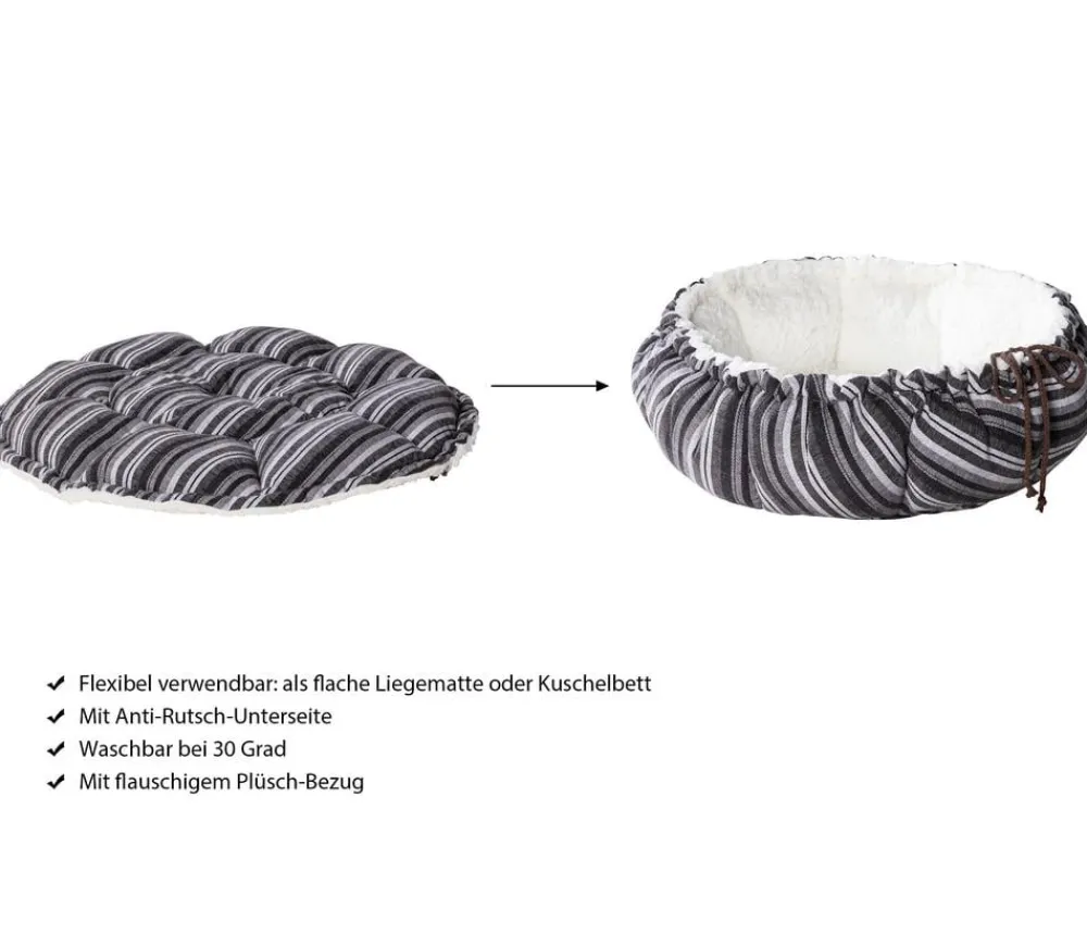 Dehner Lieblinge 2in1 Kuschelbett Alva, rund, ca. Ø35/H20 cm Discount