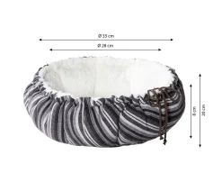 Dehner Lieblinge 2in1 Kuschelbett Alva, rund, ca. Ø35/H20 cm Discount