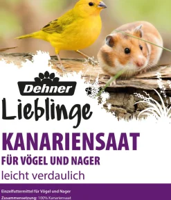 Dehner Lieblinge Kleintierfutter|Vogelfutter & Snacks - Kanariensaat, 1 kg