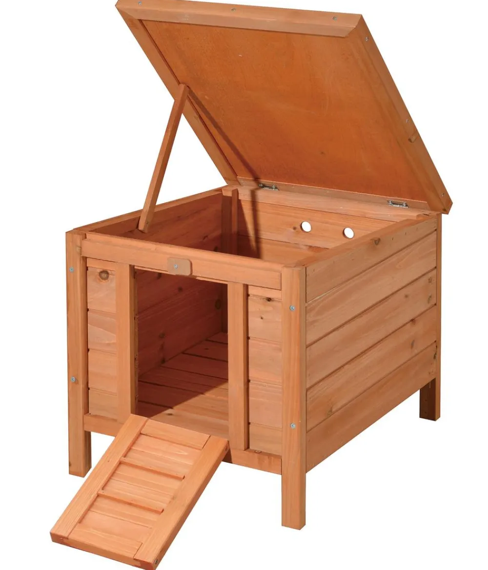 Dehner Lieblinge Mehr Kleintierbedarf - Kaninchen-Schlafhaus Hopsi, ca. B42/H43/T51 cm
