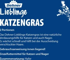 Dehner Lieblinge Nahrungsergänzung Katze > Katzengras, 2 x 100 g