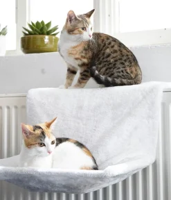 Dehner Lieblinge Mehr Schlaf- & Kratzmöbel - Katzen-Heizungshängematte Homey Weiß