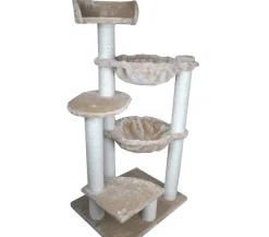 Dehner Lieblinge Katzenkratzbaum Simba, 120 cm Beige Best