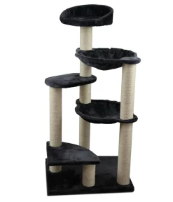 Dehner Lieblinge Kratzbäume & Kratzmöbel - Katzenkratzbaum Simba, 120 cm Dunkelgrau