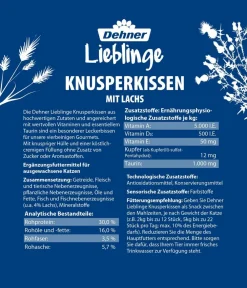 Dehner Lieblinge Katzenleckerlies & Getränke - Katzensnack Knusperkissen, 60 g