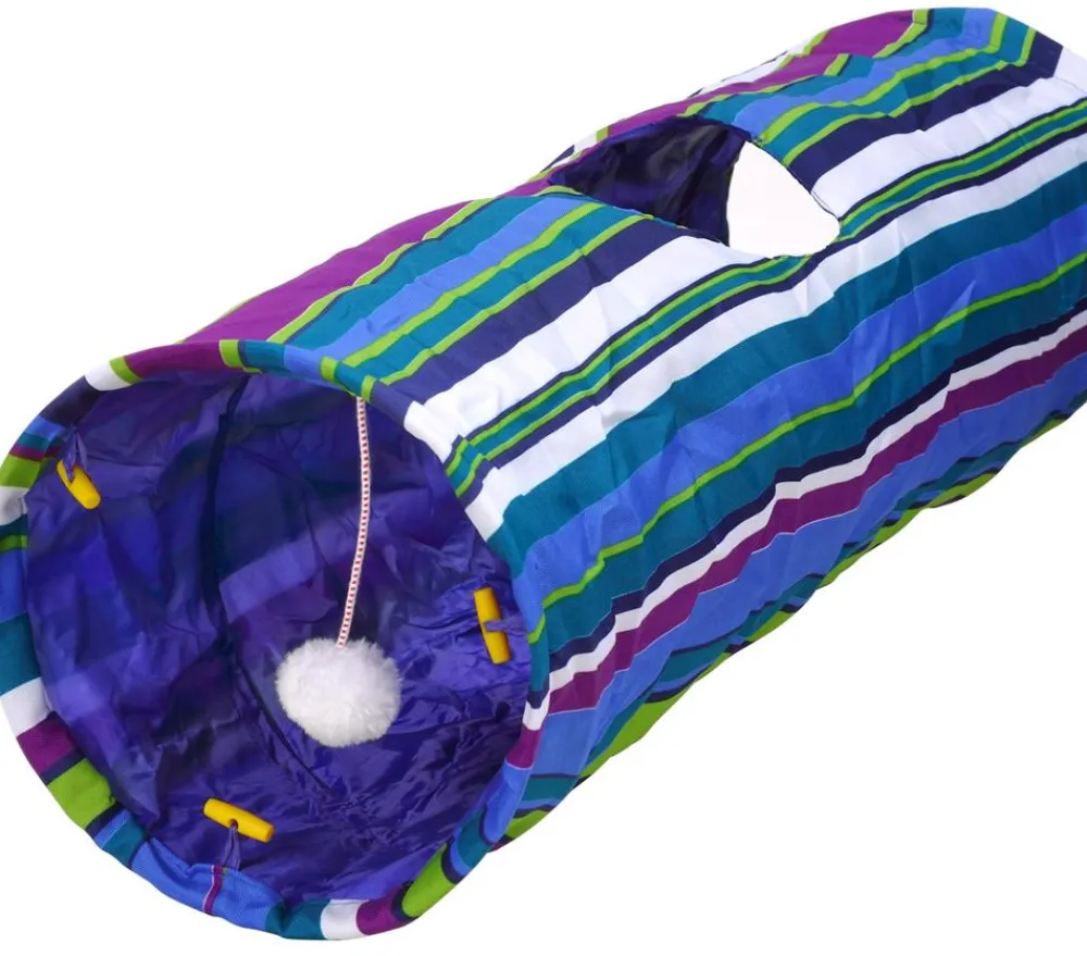 Dehner Lieblinge Katzentunnel Color XL Bunt Discount