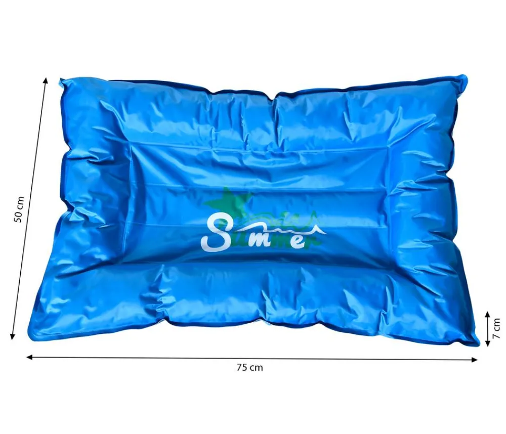Dehner Lieblinge Kühlmatte Lilo, rechteckig, , ca. B75/H7/T50 cm Blau Outlet