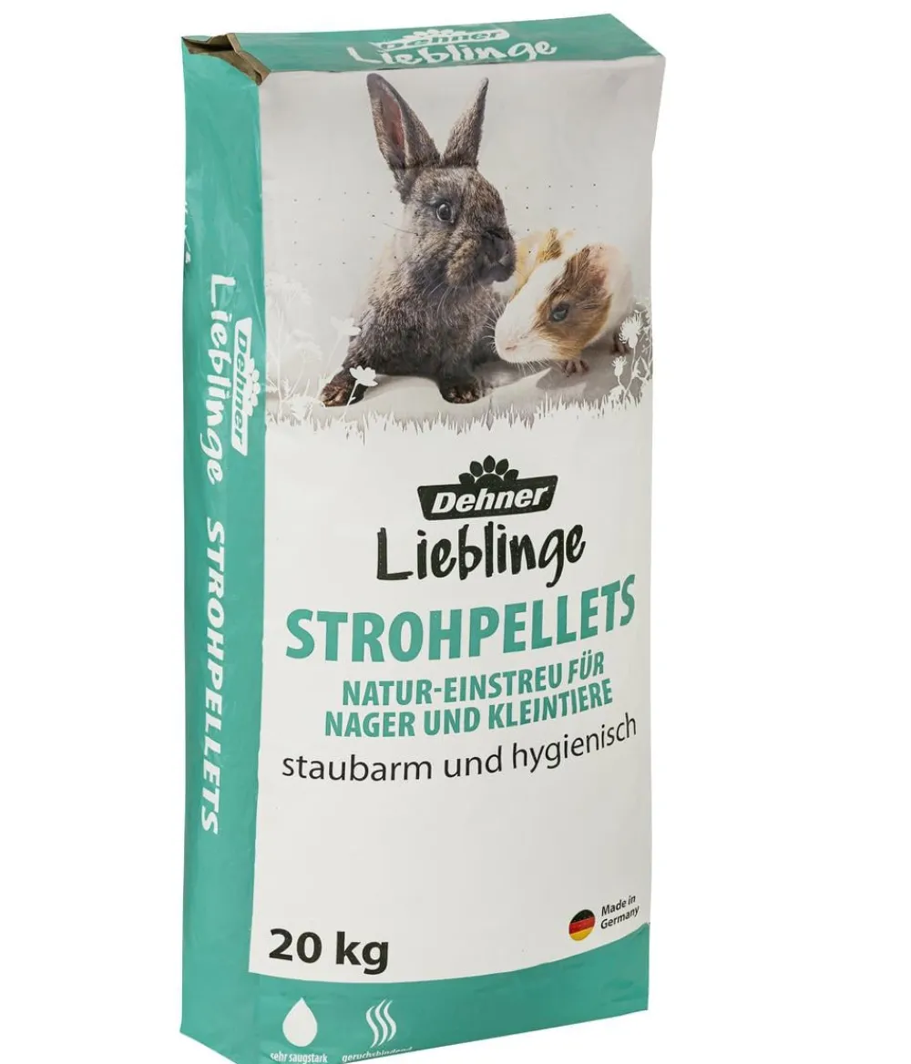 Dehner Lieblinge Kleintierstreu Strohpellets für Nager & Kleintiere Best
