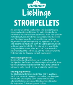 Dehner Lieblinge Kleintierstreu Strohpellets für Nager & Kleintiere Best