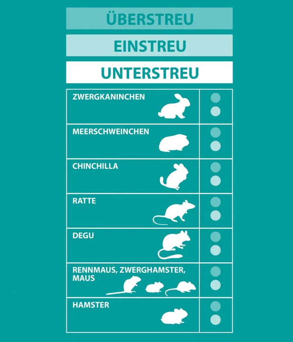 Dehner Lieblinge Kleintierstreu & Stroh - Kleintierstroh, 2,5 kg