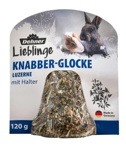 Dehner Lieblinge Nagersnacks - Knabber-Glocke Luzerne, 120 g