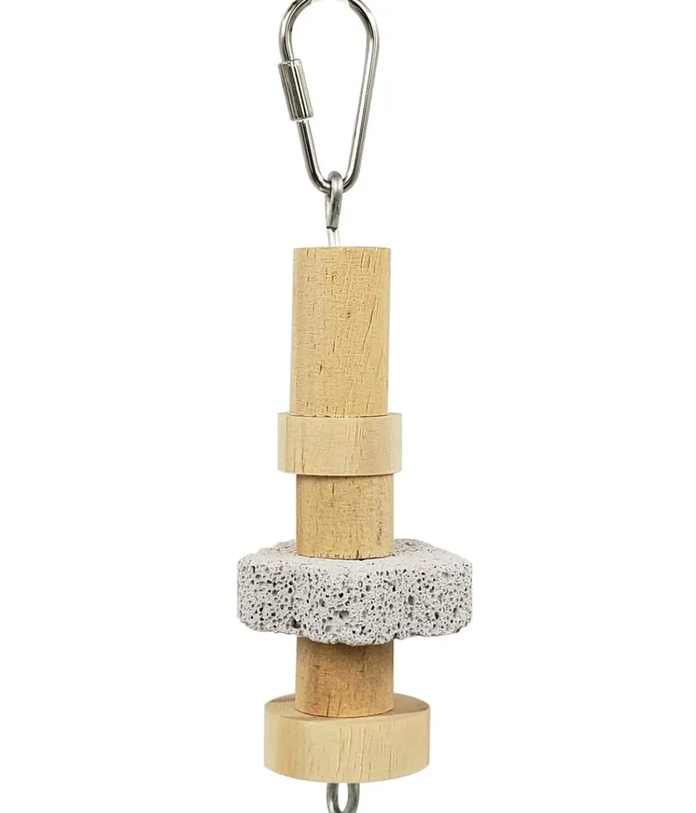 Dehner Lieblinge Mehr Vogelzubehör > Knabberhölzer Lava, ca. B4/H14,8/T4 cm