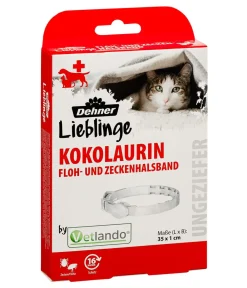 Dehner Lieblinge Kokolaurin Floh- und Zeckenhalsband Katze Transparent Sale