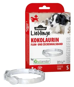 Dehner Lieblinge Ungezieferschutz|Hundepflege & Hygiene - Kokolaurin Floh- und Zeckenhalsband S Hund Transparent