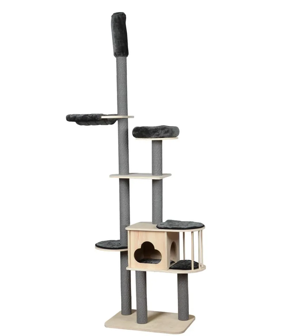Dehner Lieblinge Kratzbäume & Kratzmöbel - Kratzbaum Bombay, , ca. B68/H234-259/T48 cm