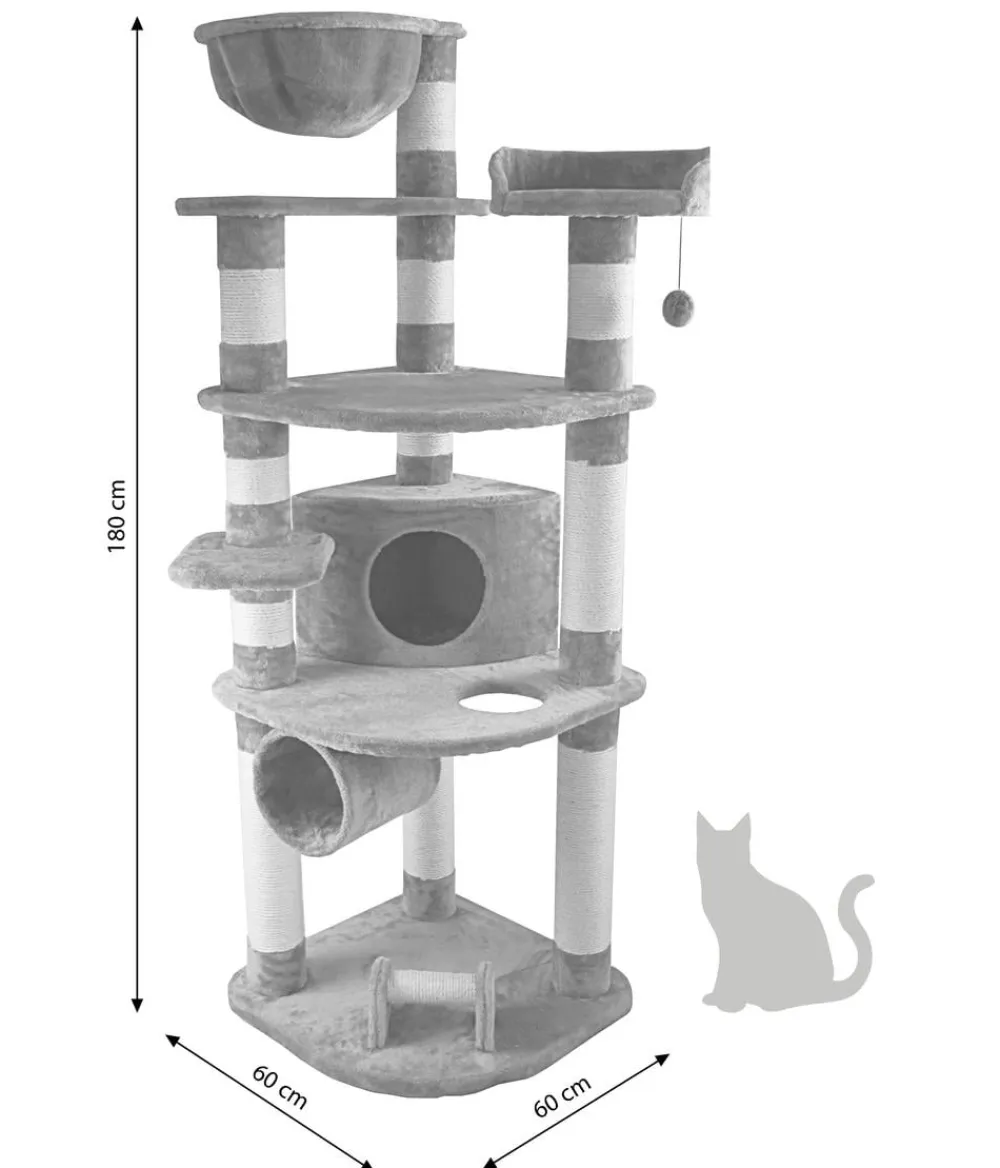 Dehner Lieblinge Kratzbäume & Kratzmöbel > Kratzbaum Edda, ca. B60/H180/T60 cm