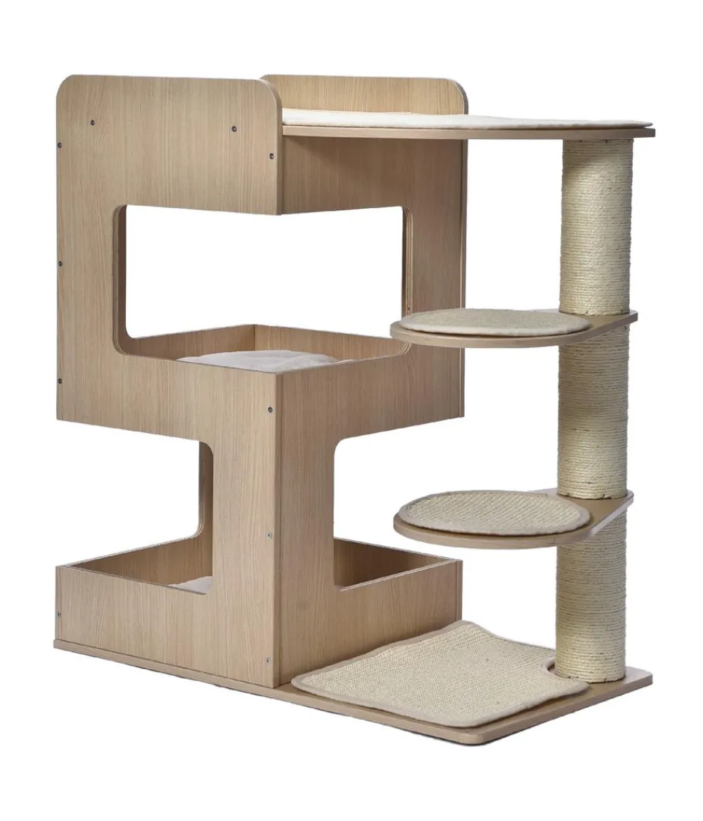 Dehner Lieblinge Kratzbaum Ginger, ca. B39,5/H100/T78,5 cm Beige Hot