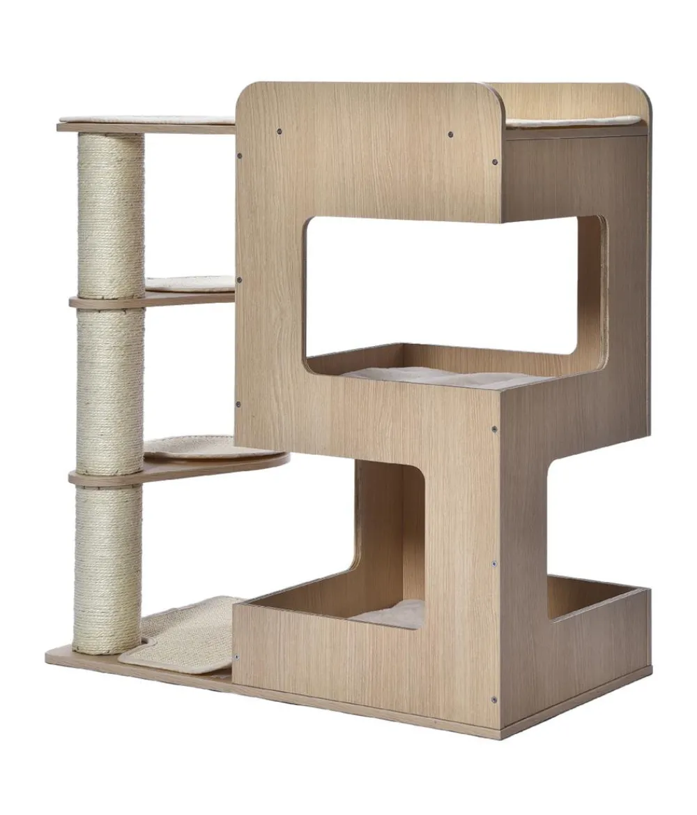 Dehner Lieblinge Kratzbaum Ginger, ca. B39,5/H100/T78,5 cm Beige Hot