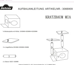 Dehner Lieblinge Kratzbäume & Kratzmöbel - Kratzbaum Mia