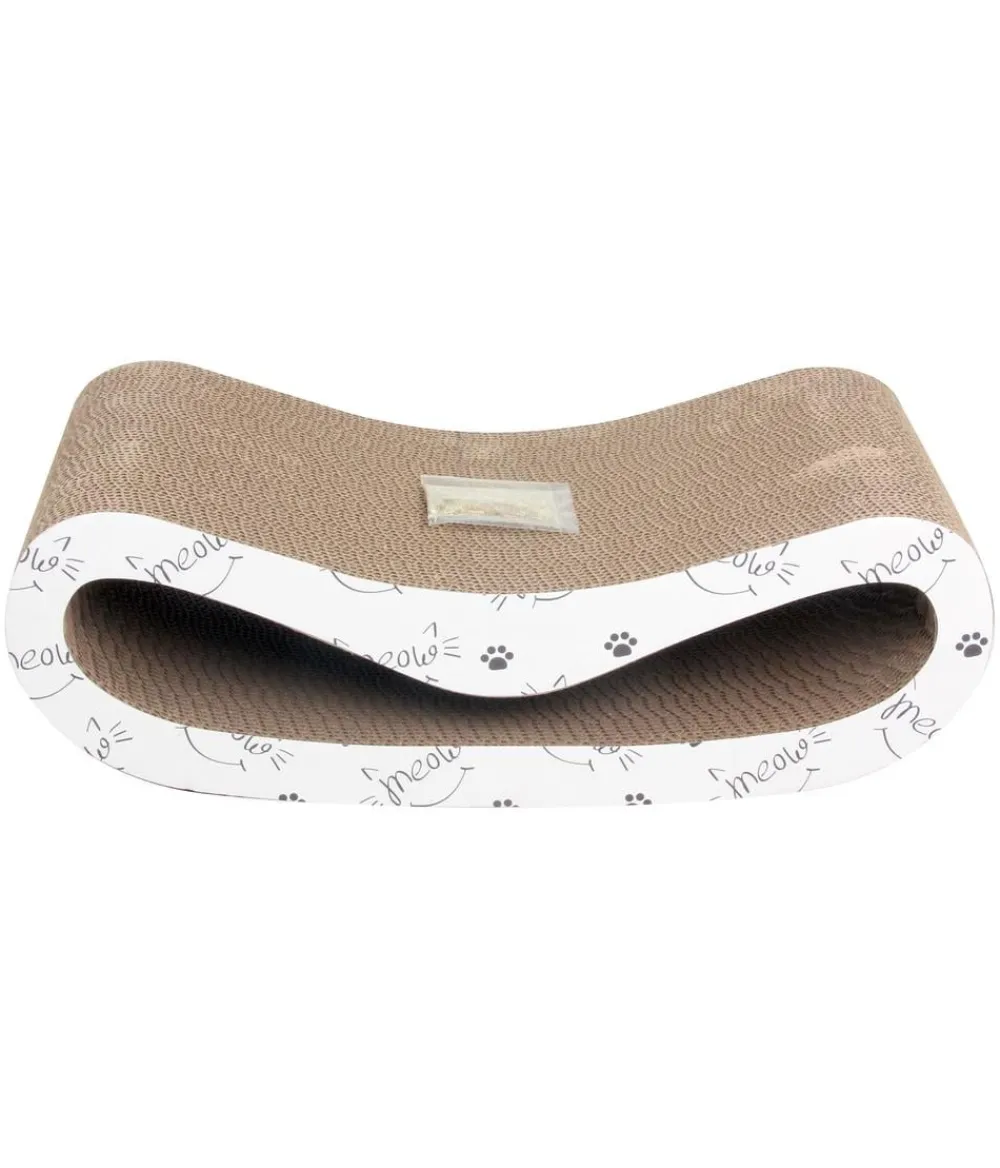 Dehner Lieblinge Kratzbäume & Kratzmöbel - Kratzpappe Scratch Wave, ca. B49/H15/T24 cm