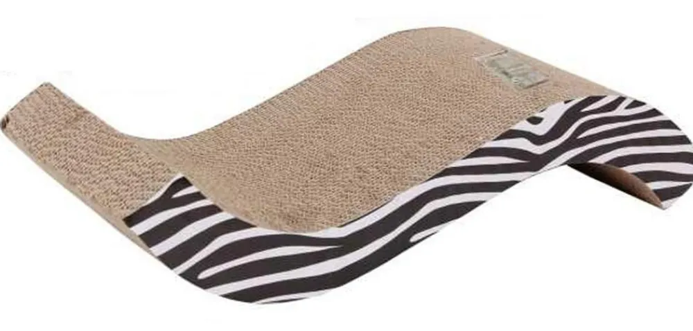 Dehner Lieblinge Kratzbäume & Kratzmöbel - Kratzpappe Wavy, ca. B53/H12/T22 cm