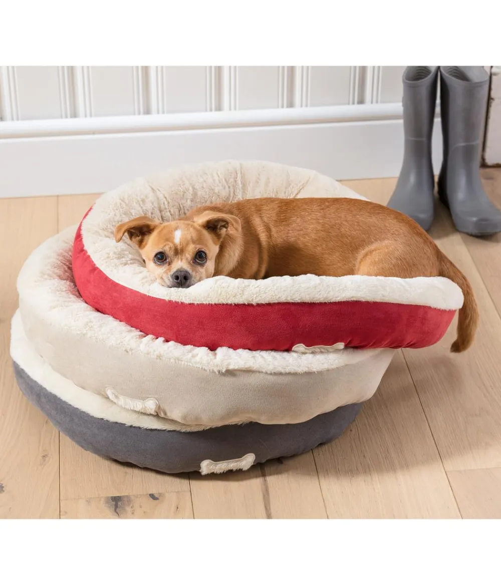 Dehner Lieblinge Hundebetten & Körbe - Kuschelbett Rocky, rund