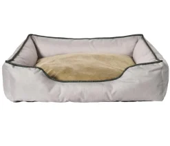 Dehner Lieblinge Kuchebett Beanie, rechteckig, Beige Discount