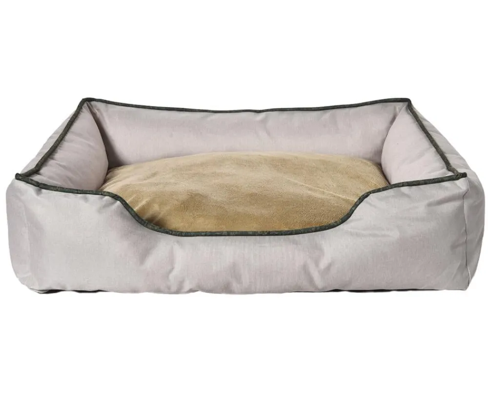Dehner Lieblinge Kuchebett Beanie, rechteckig, Beige Discount
