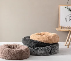 Dehner Lieblinge Kuschebett Cookie, rund Beige Outlet