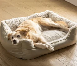 Dehner Lieblinge Hundebetten & Körbe|Katzenbetten & Katzenkissen - Kuschebett Casi, rechteckig, /