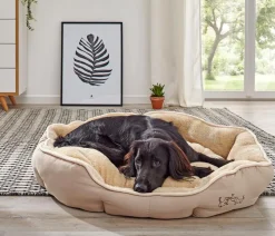 Dehner Lieblinge Hundebetten & Körbe|Katzenbetten & Katzenkissen - Kuchebett ay, ova, Beige