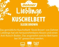 Dehner Lieblinge Kuchelbett leek, rechteckig Beige New