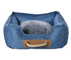Dehner Lieblinge Kuchebett Cyru, rechteckig, Blau Discount