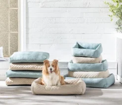 Dehner Lieblinge Hundebetten & Körbe|Katzenbetten & Katzenkissen - Kuchelbett leek, rechteckig Beige