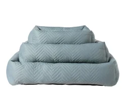 Dehner Lieblinge Kuchebett Kito, rechteckig, grau Fenstergrau New
