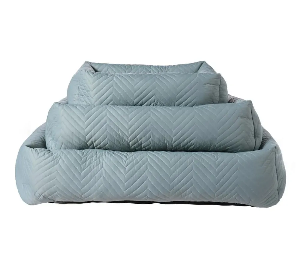 Dehner Lieblinge Kuchebett Kito, rechteckig, grau Fenstergrau New