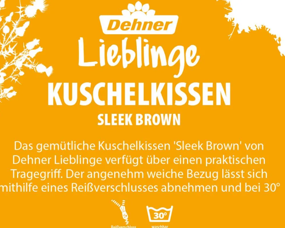 Dehner Lieblinge Hundekissen|Katzenbetten & Katzenkissen > Kuchelkien leek, rund