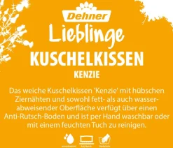 Dehner Lieblinge Hundekissen|Katzenbetten & Katzenkissen > Kuschekissen Kenzie, rechteckig,