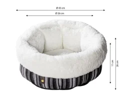 Dehner Lieblinge Kuschelnest Alva, rund, ca. Ø43/H26-32 cm Clearance