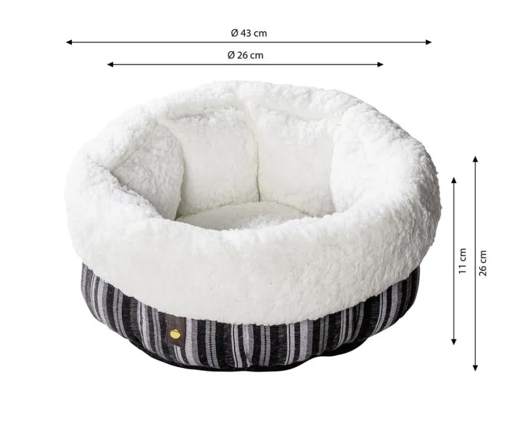 Dehner Lieblinge Kuschelnest Alva, rund, ca. Ø43/H26-32 cm Clearance
