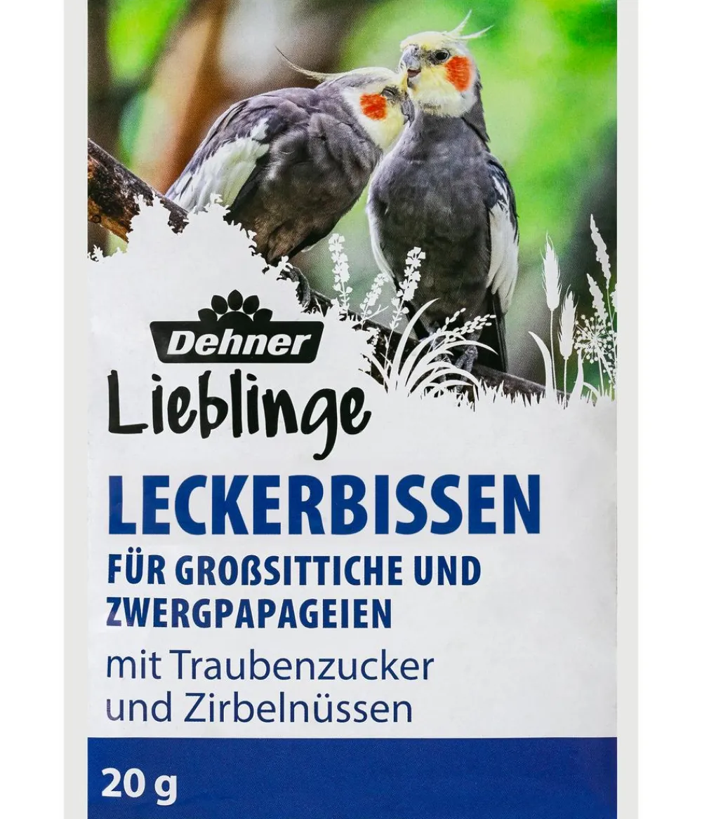 Dehner Lieblinge Vogelfutter & Snacks > Leckerbissen für Großsittiche und Zwergpapageien, 20 g