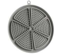 Dehner Lieblinge Hundenäpfe & Tränken|Katzennäpfe & Tränken - Leckmatte Jack, , ca. Ø18/H1,6 cm Grau