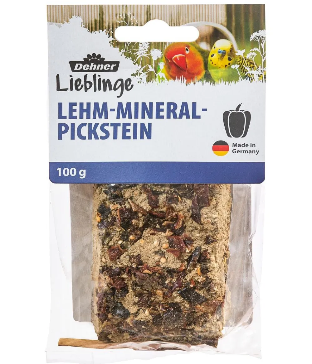 Dehner Lieblinge Vogelfutter & Snacks > Lehm-Mineral-Pickstein Gemüse, 100 g